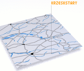 3d view of Krzesk Stary