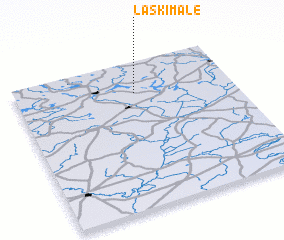 3d view of Laski Małe