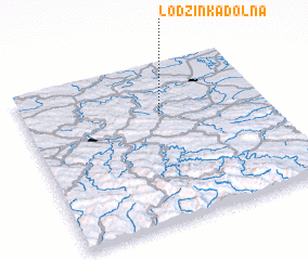 3d view of Łodzinka Dolna