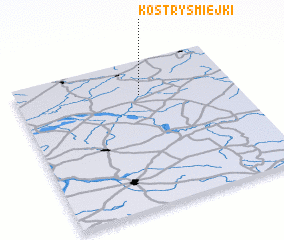 3d view of Kostry Śmiejki