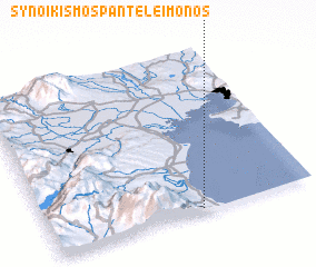 3d view of (( Synoikismós Panteleímonos ))