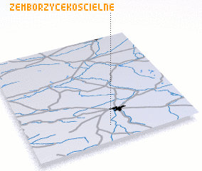 3d view of Zemborzyce Kościelne