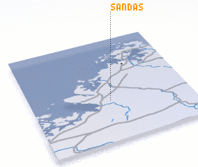 3d view of Sandås