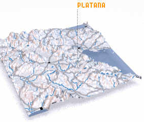 3d view of Platána