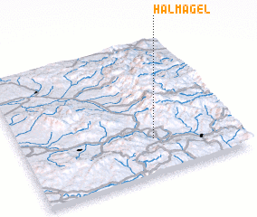 3d view of Hălmăgel