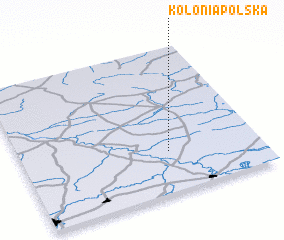 3d view of Kolonia Polska