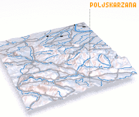 3d view of Poljska Ržana