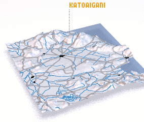 3d view of Káto Aigáni