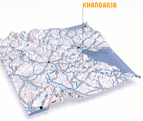 3d view of Khandákia