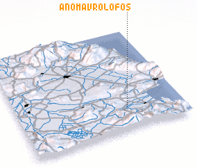 3d view of Áno Mavrólofos