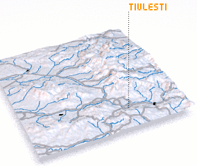 3d view of Tiuleşti