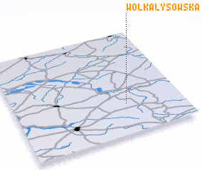 3d view of Wólka Łysowska