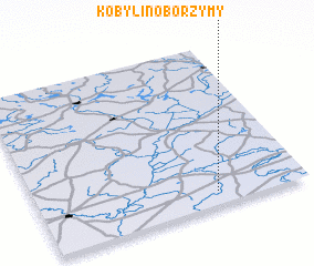 3d view of Kobylino-Borzymy