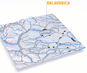 3d view of Mala Vrbica