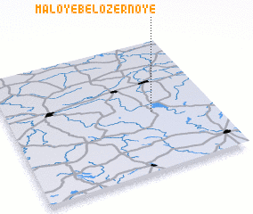 3d view of Maloye Belozërnoye