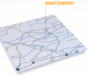 3d view of Bidaczów Nowy