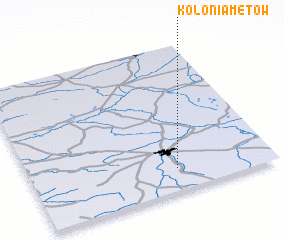 3d view of Kolonia Mętów