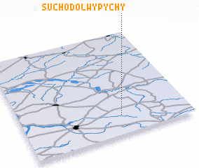 3d view of Suchodół Wypychy