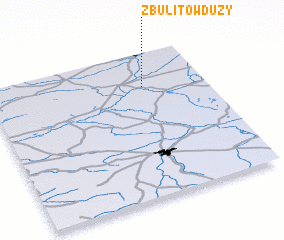 3d view of Zbulitów Duży