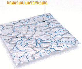 3d view of Nowosiółki Dydyńskie