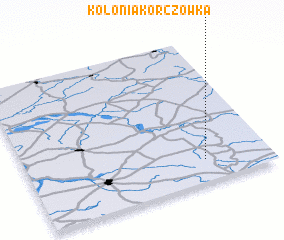 3d view of Kolonia Korczówka