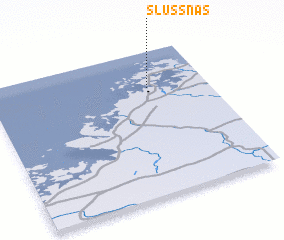 3d view of Slussnäs