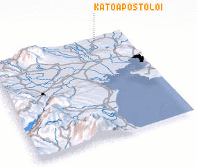 3d view of Káto Apóstoloi