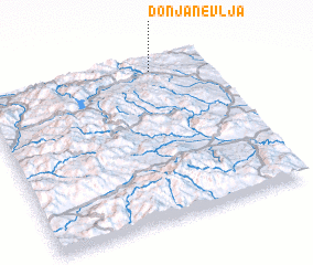 3d view of Donja Nevlja