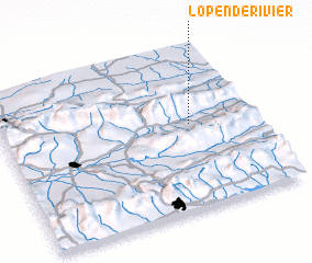 3d view of Lopenderivier