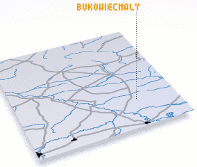 3d view of Bukowiec Mały