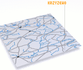 3d view of Krzyżewo