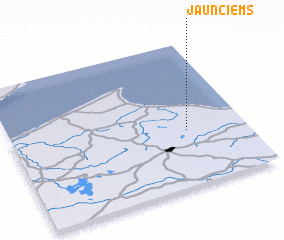 3d view of Jaunciems