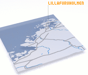 3d view of Lilla Furuholmen