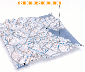 3d view of Orinón Korakovoúnion