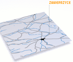 3d view of Zawieprzyce