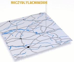 3d view of Moczydły Lachowskie