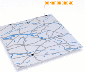 3d view of Domanowo Nowe