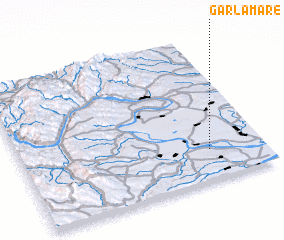 3d view of Gârla-Mare