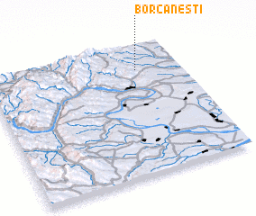 3d view of (( Borcăneşti ))