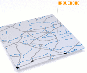 3d view of Króle Nowe