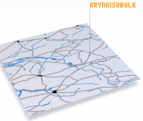 3d view of Krynki Sobole