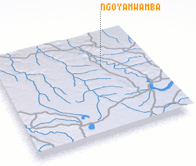 3d view of Ngoya-Mwamba