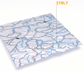 3d view of Syhły