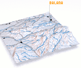 3d view of Bălana