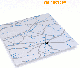 3d view of Kębłów Stary