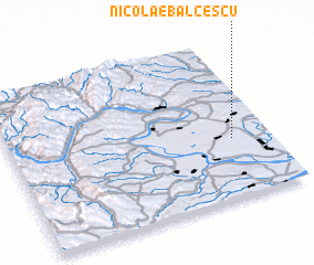 3d view of Nicolae Bălcescu