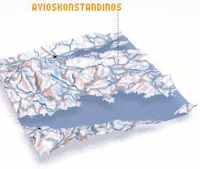 3d view of Áyios Konstandínos