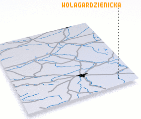 3d view of Wola Gardzienicka