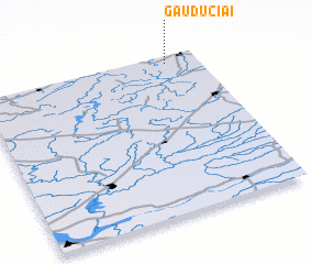 3d view of Gaudučiai