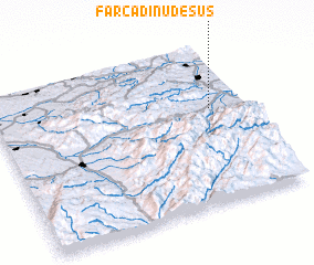 3d view of Fărcădinu de Sus